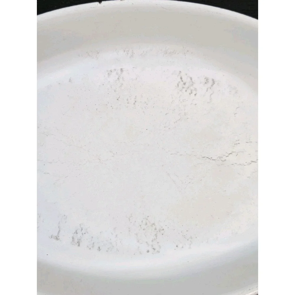Vintage‎ Descoware FE 22 Belgium Orange Enamel Casserole Dish
